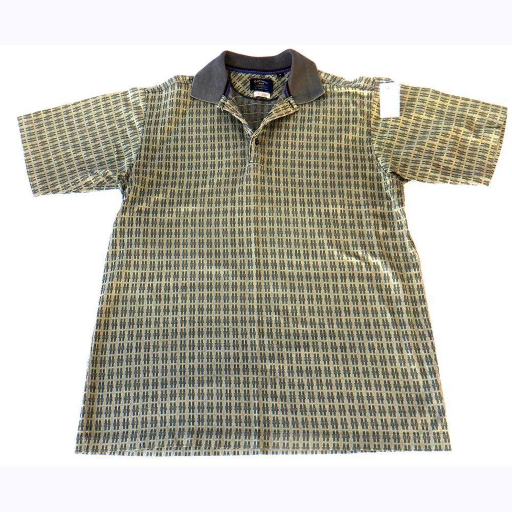 Callaway golf brown Bead & Reel polo